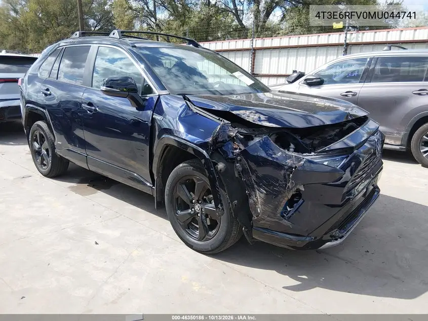 TOYOTA RAV 4 2021, VIN 4T3E6RFV0MU044741