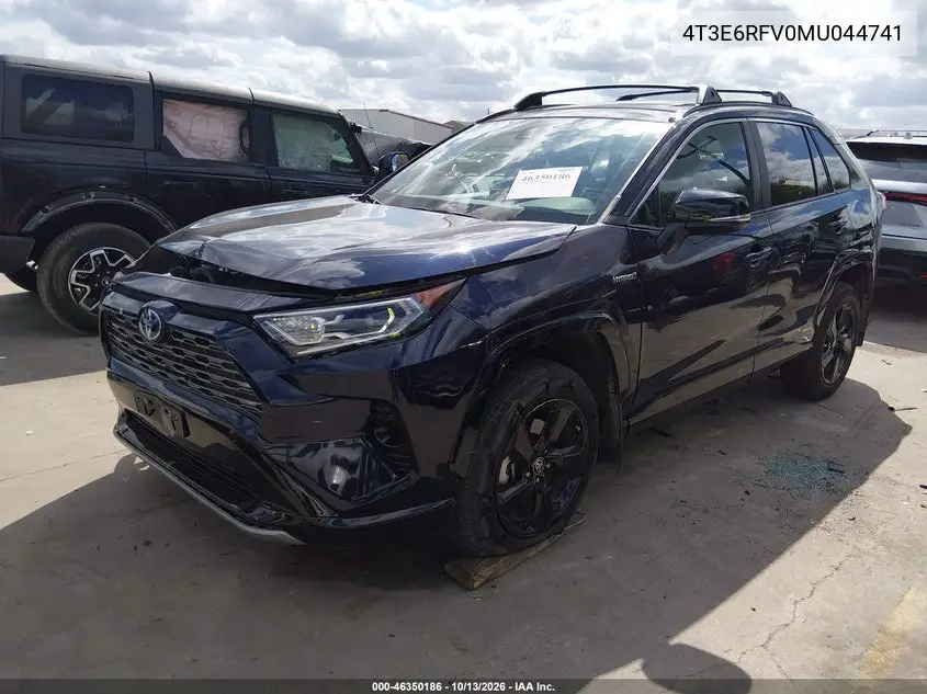 2021 TOYOTA RAV 4 VIN 4T3E6RFV0MU044741 — фото 2