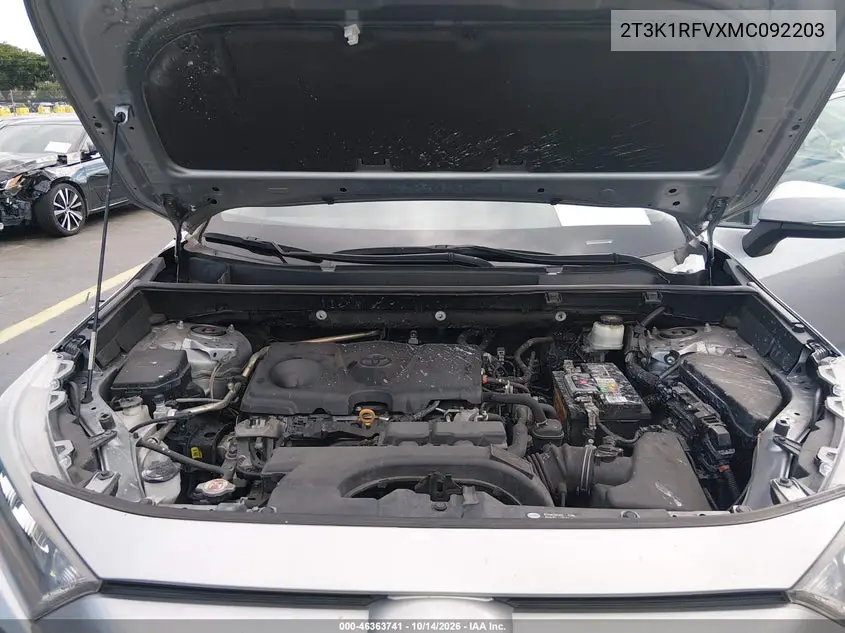 2021 TOYOTA RAV 4 VIN 2T3K1RFVXMC092203 — фото 10