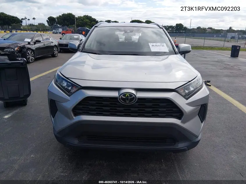 2021 TOYOTA RAV 4 VIN 2T3K1RFVXMC092203 — фото 12