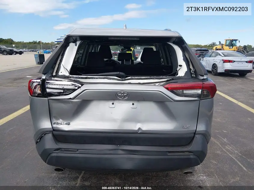 2021 TOYOTA RAV 4 VIN 2T3K1RFVXMC092203 — фото 16
