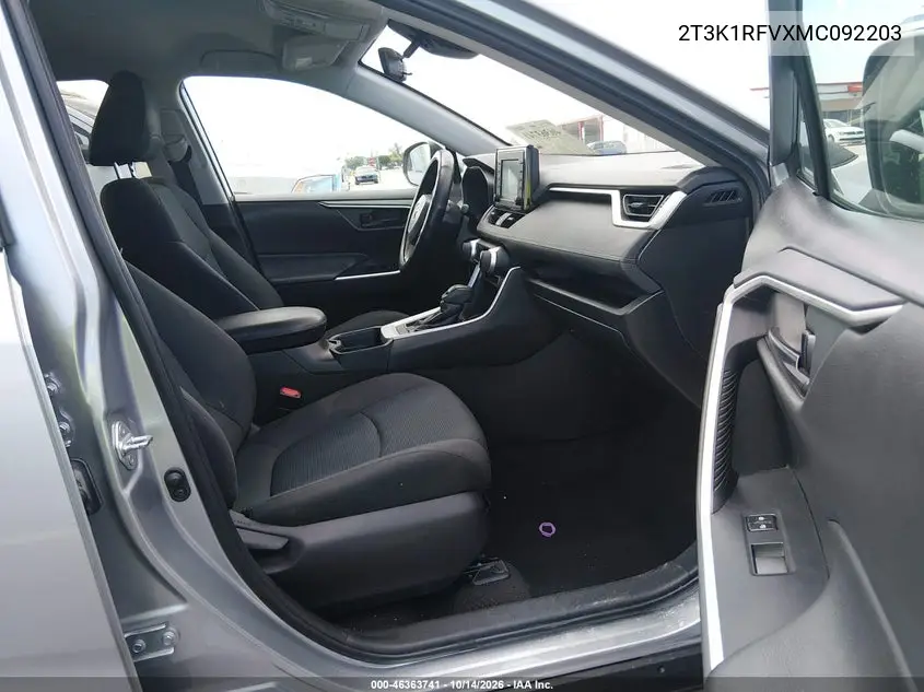 2021 TOYOTA RAV 4 VIN 2T3K1RFVXMC092203 — фото 5