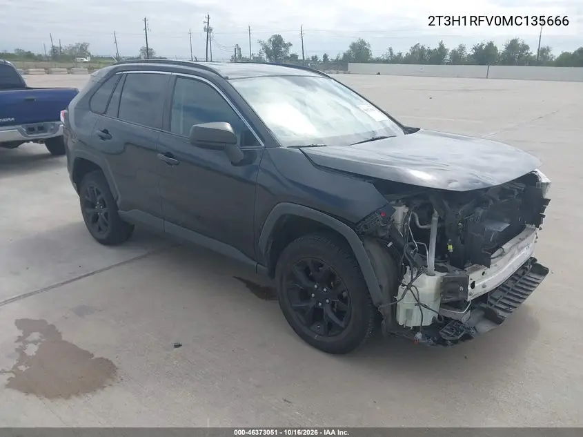 TOYOTA RAV 4 2021, VIN 2T3H1RFV0MC135666