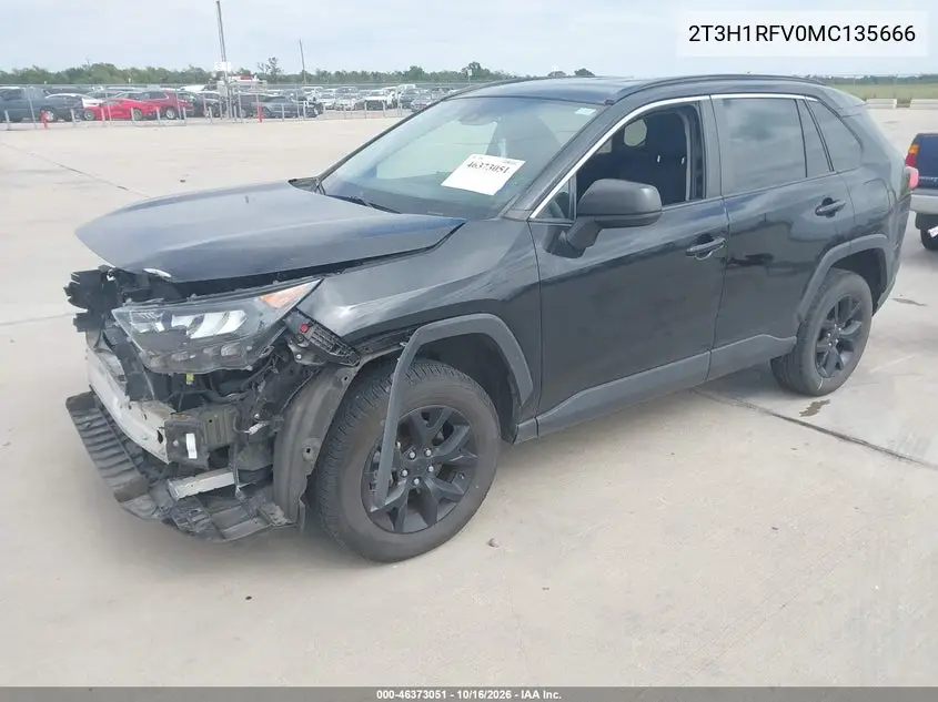 2021 TOYOTA RAV 4 VIN 2T3H1RFV0MC135666 — фото 2