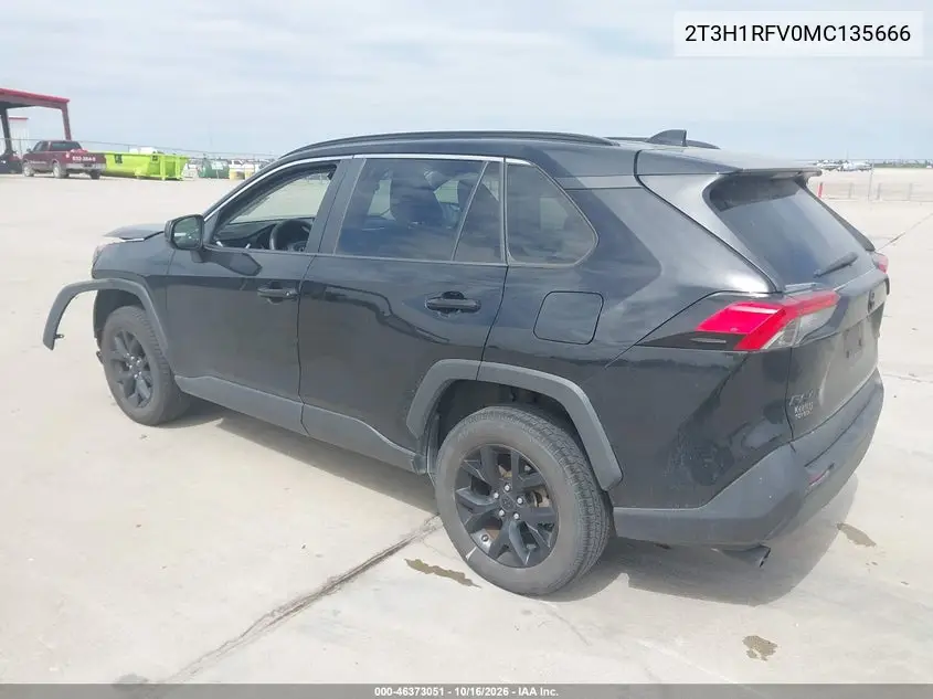 2021 TOYOTA RAV 4 VIN 2T3H1RFV0MC135666 — фото 3