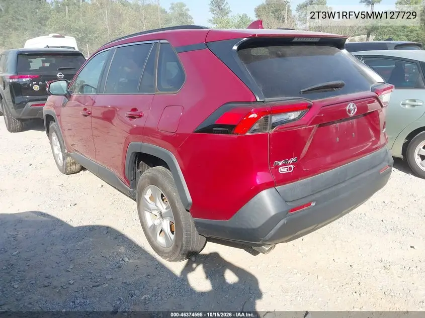 2021 TOYOTA RAV 4 VIN 2T3W1RFV5MW127729 — фото 3
