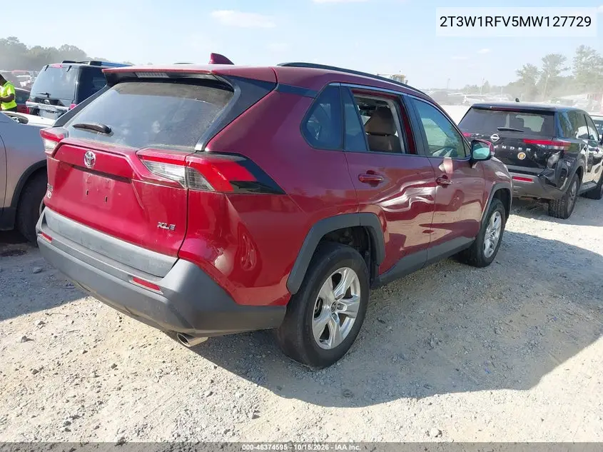 2021 TOYOTA RAV 4 VIN 2T3W1RFV5MW127729 — фото 4