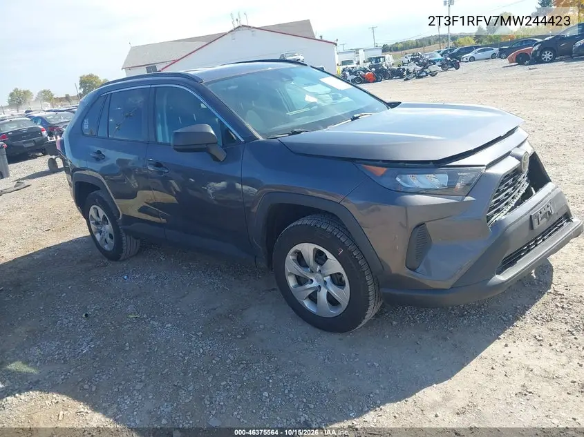 2021 TOYOTA RAV 4 VIN 2T3F1RFV7MW244423 — фото 2