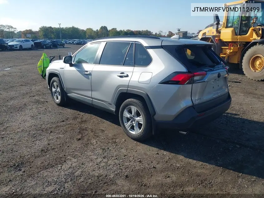 2021 TOYOTA RAV 4 VIN JTMRWRFV0MD112499 — фото 3