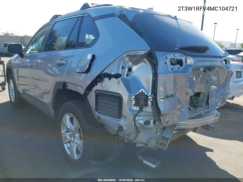 2021 TOYOTA RAV 4 VIN 2T3W1RFV4MC104721 — фото 3