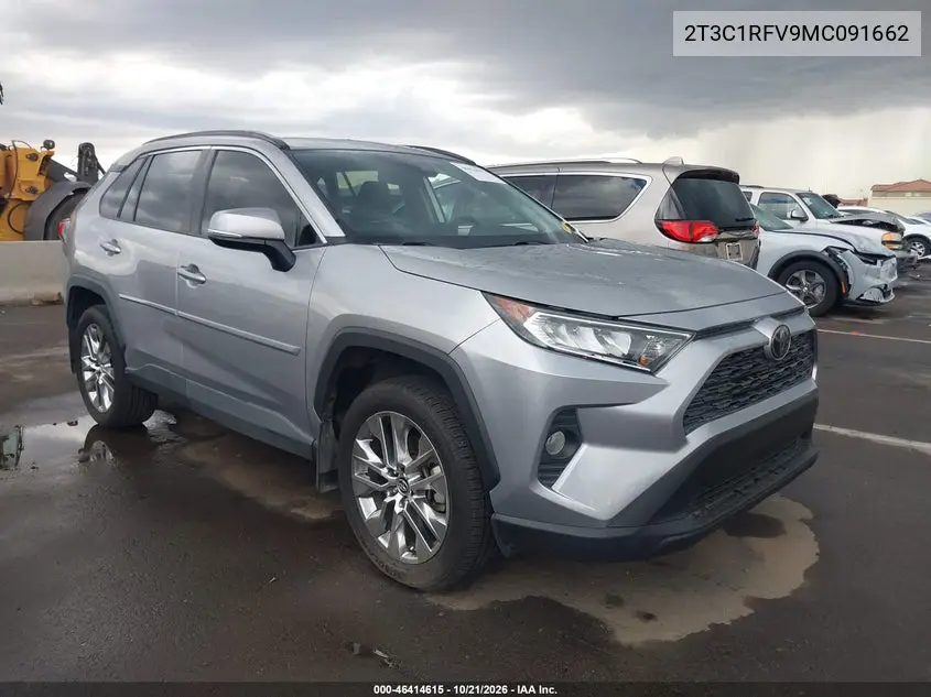 TOYOTA RAV 4 2021, VIN 2T3C1RFV9MC091662