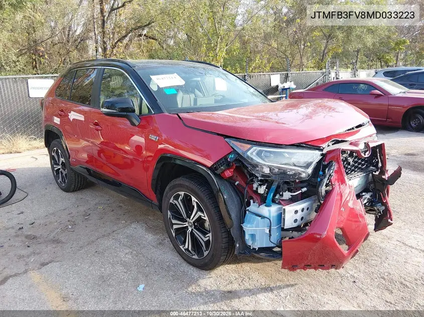 TOYOTA RAV 4 2021, VIN JTMFB3FV8MD033223