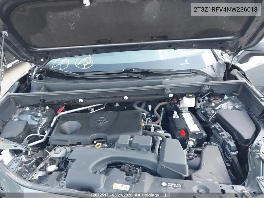 2022 TOYOTA RAV 4 VIN 2T3Z1RFV4NW236018 — фото 10