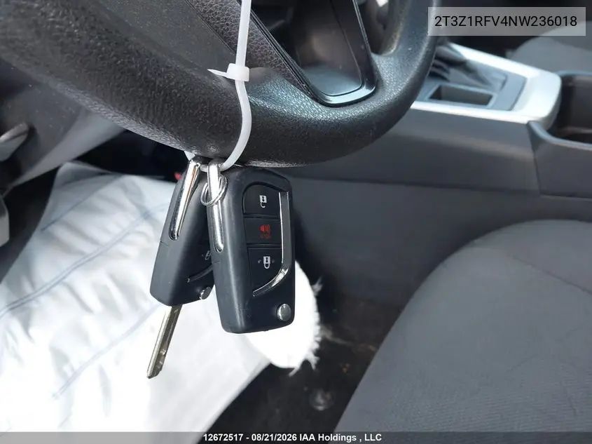 2022 TOYOTA RAV 4 VIN 2T3Z1RFV4NW236018 — фото 11