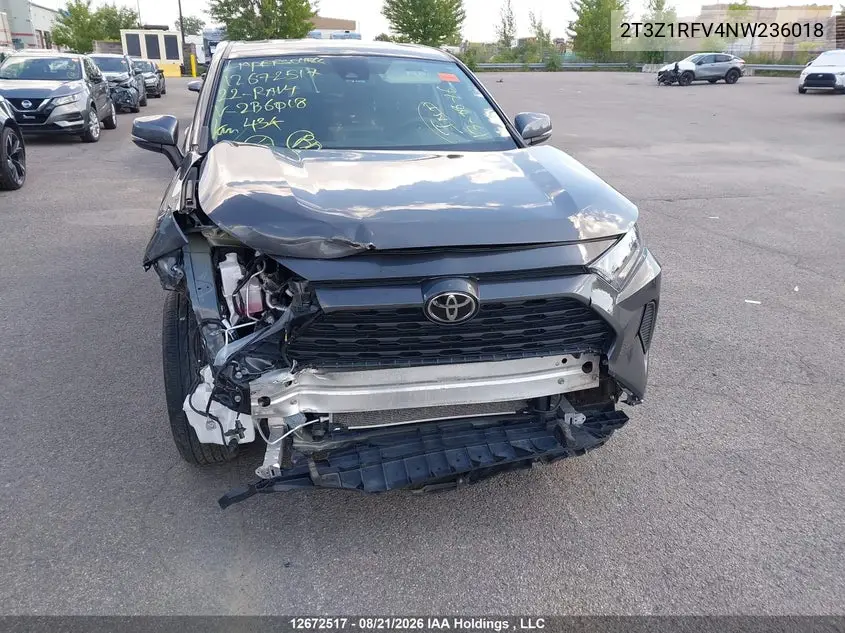 2022 TOYOTA RAV 4 VIN 2T3Z1RFV4NW236018 — фото 6