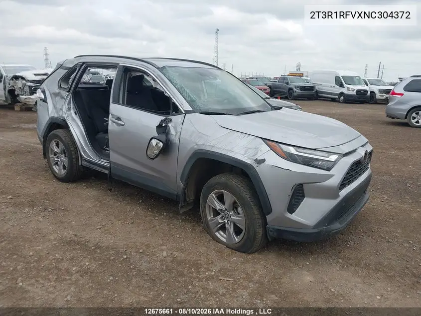TOYOTA RAV 4 2022, VIN 2T3R1RFVXNC304372