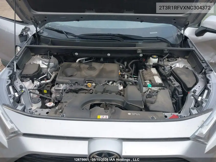 2022 TOYOTA RAV 4 VIN 2T3R1RFVXNC304372 — фото 10