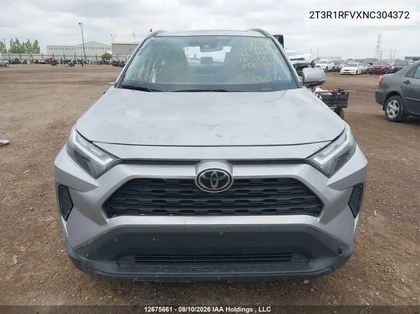 2022 TOYOTA RAV 4 VIN 2T3R1RFVXNC304372 — фото 12