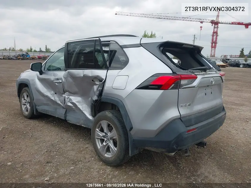 2022 TOYOTA RAV 4 VIN 2T3R1RFVXNC304372 — фото 3