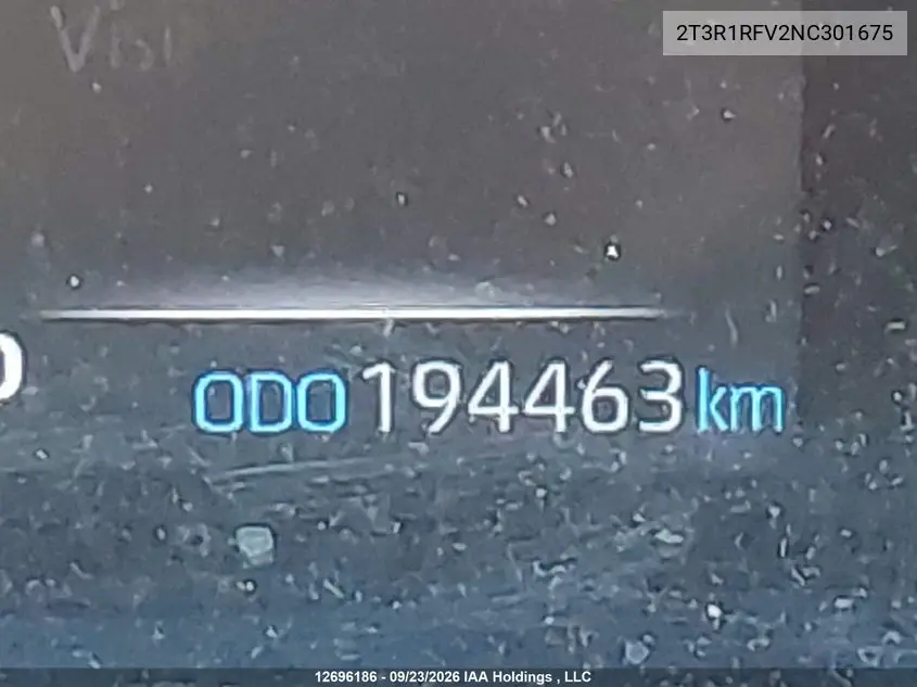 2022 TOYOTA RAV 4 VIN 2T3R1RFV2NC301675 — фото 15