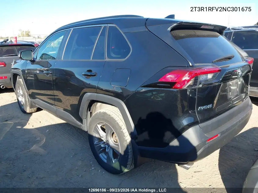 2022 TOYOTA RAV 4 VIN 2T3R1RFV2NC301675 — фото 3