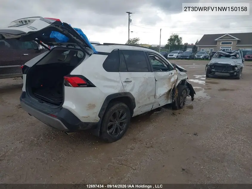 2022 TOYOTA RAV 4 VIN 2T3DWRFV1NW150158 — фото 4