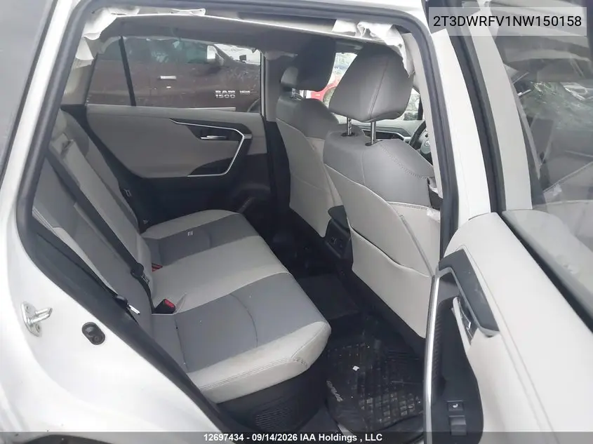 2022 TOYOTA RAV 4 VIN 2T3DWRFV1NW150158 — фото 8