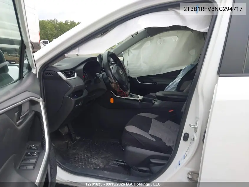 2022 TOYOTA RAV 4 VIN 2T3B1RFV8NC294717 — фото 5