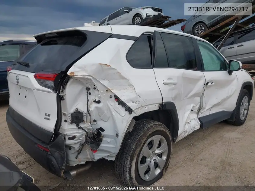 2022 TOYOTA RAV 4 VIN 2T3B1RFV8NC294717 — фото 6