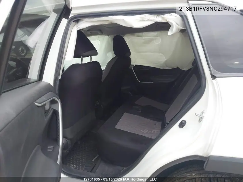 2022 TOYOTA RAV 4 VIN 2T3B1RFV8NC294717 — фото 8