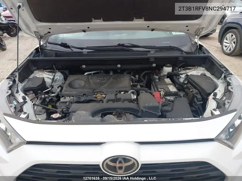 2022 TOYOTA RAV 4 VIN 2T3B1RFV8NC294717 — фото 9