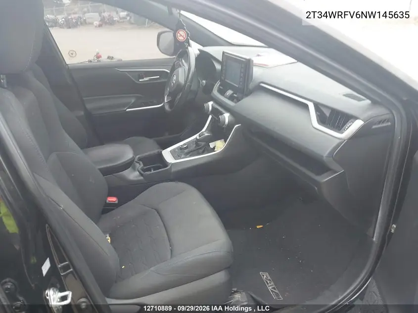 2022 TOYOTA RAV 4 VIN 2T34WRFV6NW145635 — фото 5