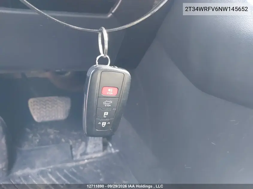 2022 TOYOTA RAV 4 VIN 2T34WRFV6NW145652 — фото 11