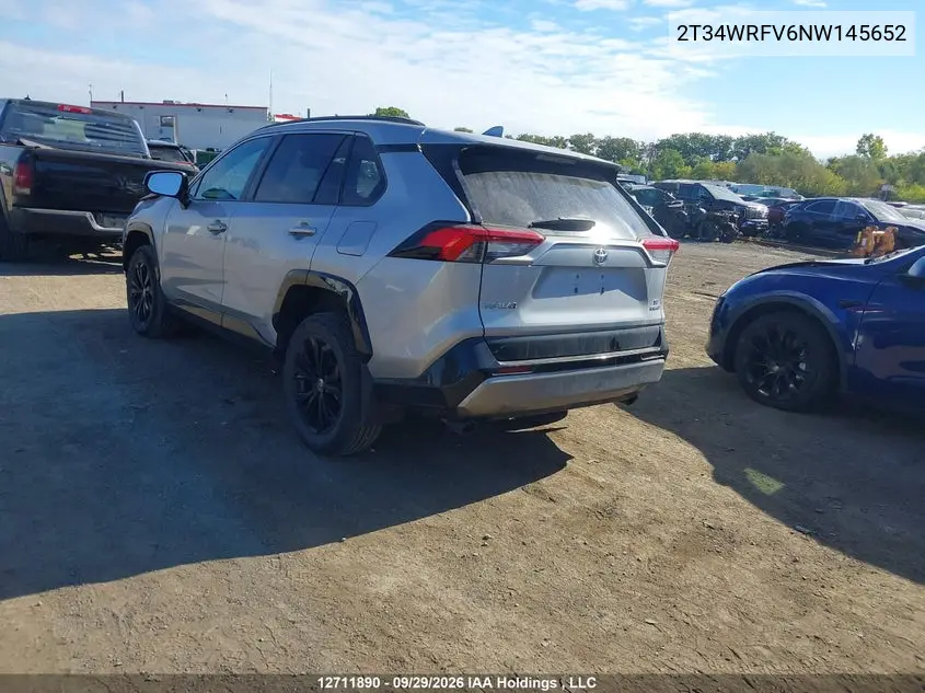 2022 TOYOTA RAV 4 VIN 2T34WRFV6NW145652 — фото 3