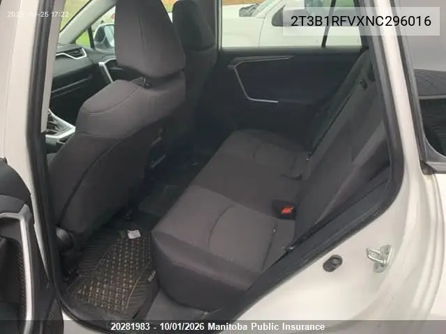 2022 TOYOTA RAV 4 VIN 2T3B1RFVXNC296016 — фото 8