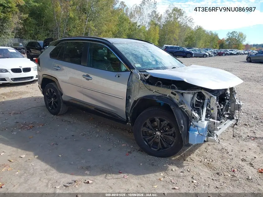 TOYOTA RAV 4 2022, VIN 4T3E6RFV9NU086987