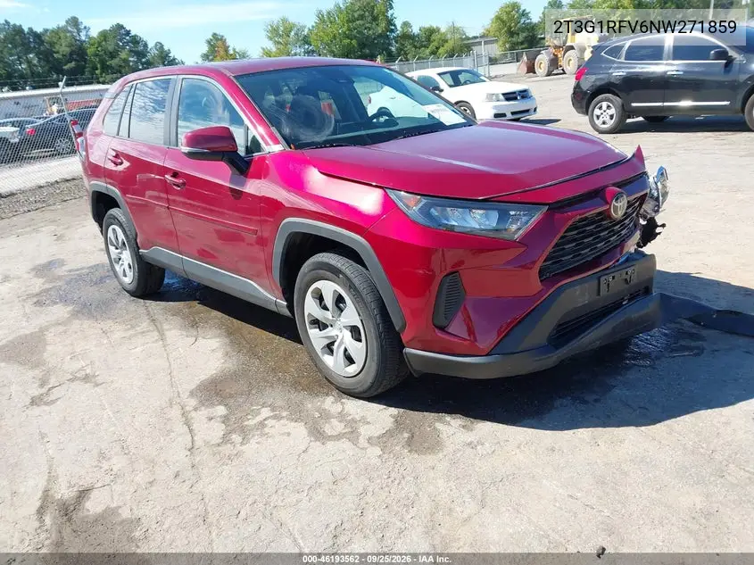 TOYOTA RAV 4 2022, VIN 2T3G1RFV6NW271859