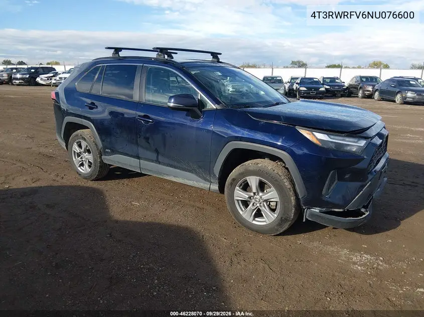 TOYOTA RAV 4 2022, VIN 4T3RWRFV6NU076600