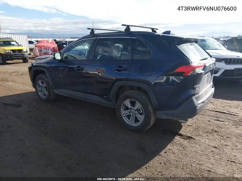 2022 TOYOTA RAV 4 VIN 4T3RWRFV6NU076600 — фото 3