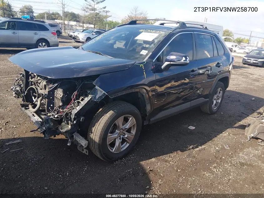 2022 TOYOTA RAV 4 VIN 2T3P1RFV3NW258700 — фото 2