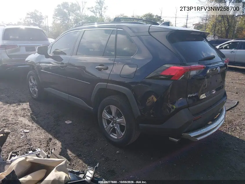 2022 TOYOTA RAV 4 VIN 2T3P1RFV3NW258700 — фото 3