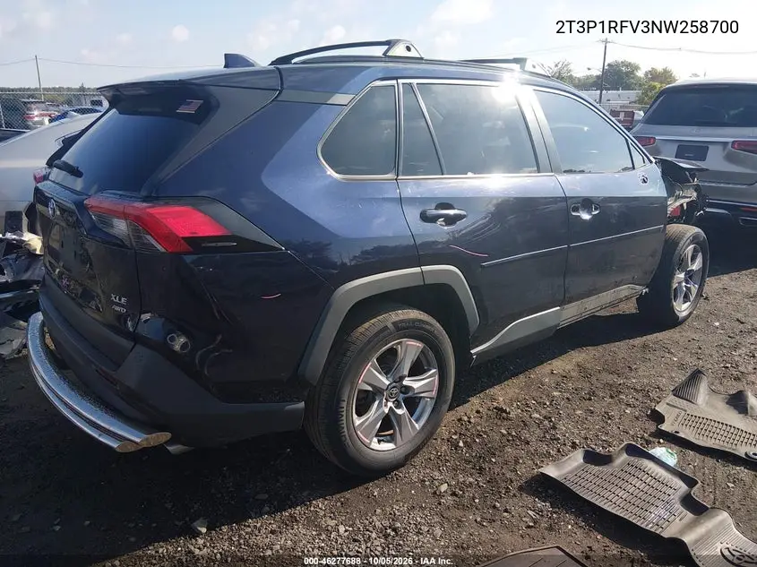 2022 TOYOTA RAV 4 VIN 2T3P1RFV3NW258700 — фото 4
