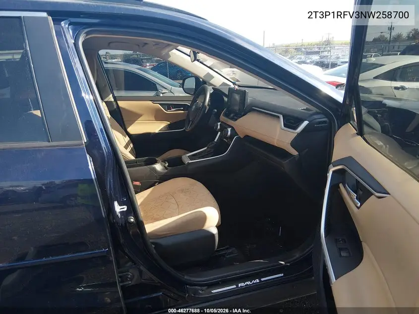 2022 TOYOTA RAV 4 VIN 2T3P1RFV3NW258700 — фото 5