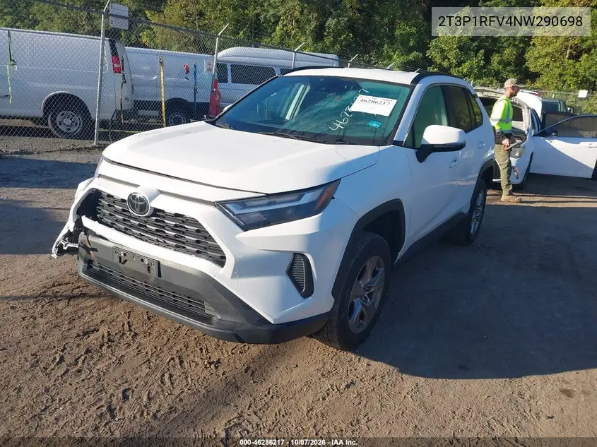 2022 TOYOTA RAV 4 VIN 2T3P1RFV4NW290698 — фото 2