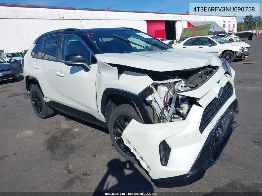 TOYOTA RAV 4 2022, VIN 4T3E6RFV3NU090758