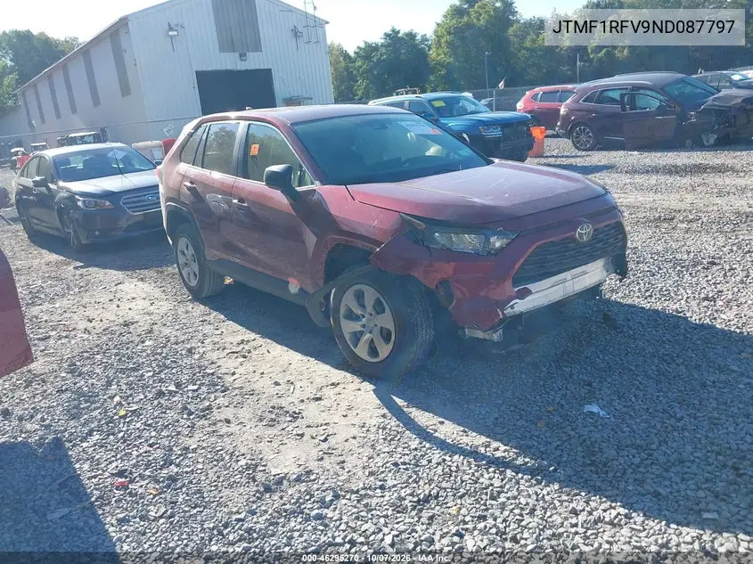 TOYOTA RAV 4 2022, VIN JTMF1RFV9ND087797