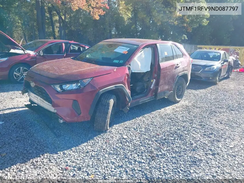 2022 TOYOTA RAV 4 VIN JTMF1RFV9ND087797 — фото 2