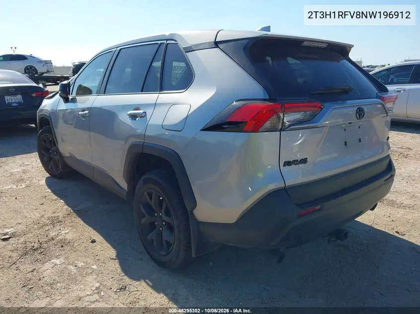 2022 TOYOTA RAV 4 VIN 2T3H1RFV8NW196912 — фото 3