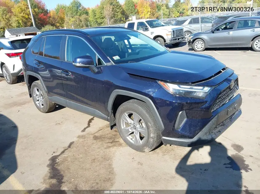 TOYOTA RAV 4 2022, VIN 2T3P1RFV8NW300326