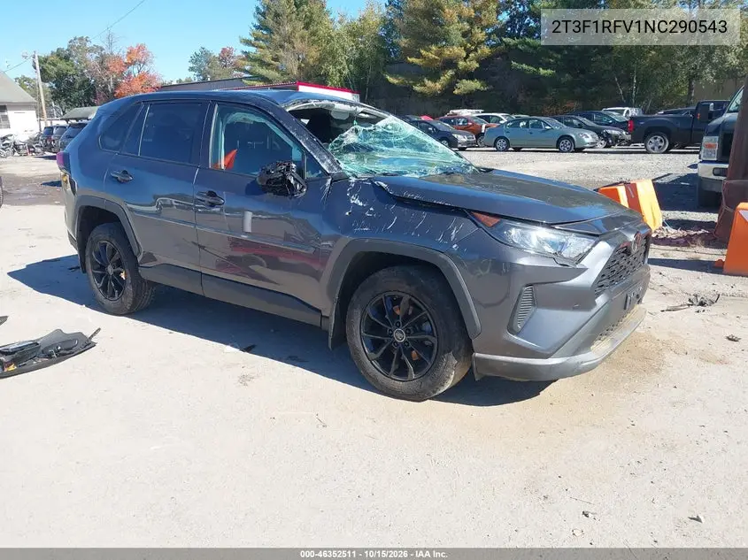 TOYOTA RAV 4 2022, VIN 2T3F1RFV1NC290543